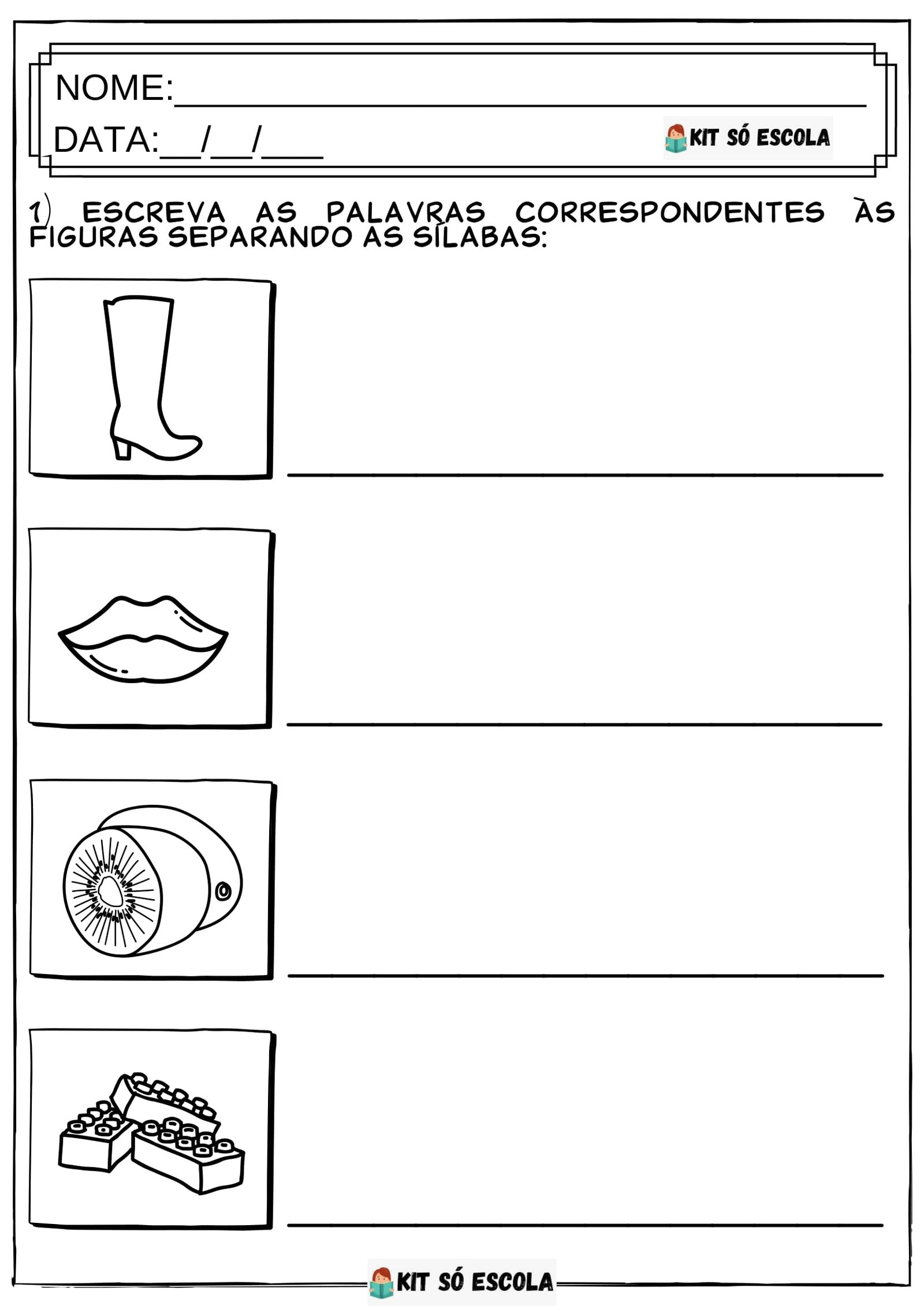 Só Escola - Cartazes Silabas Complexas Ilustrado