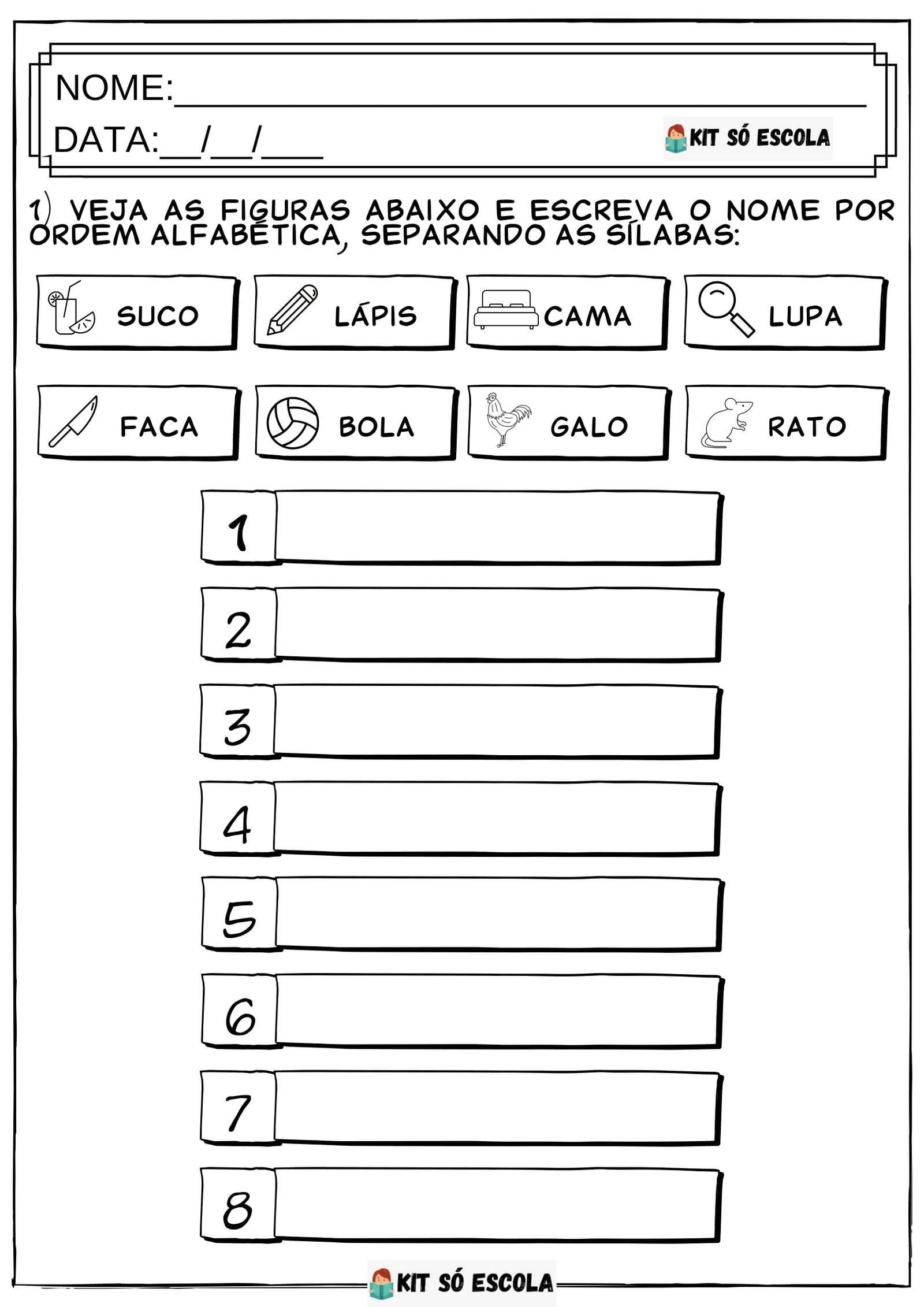 Só Escola - Cartazes Silabas Complexas Ilustrado